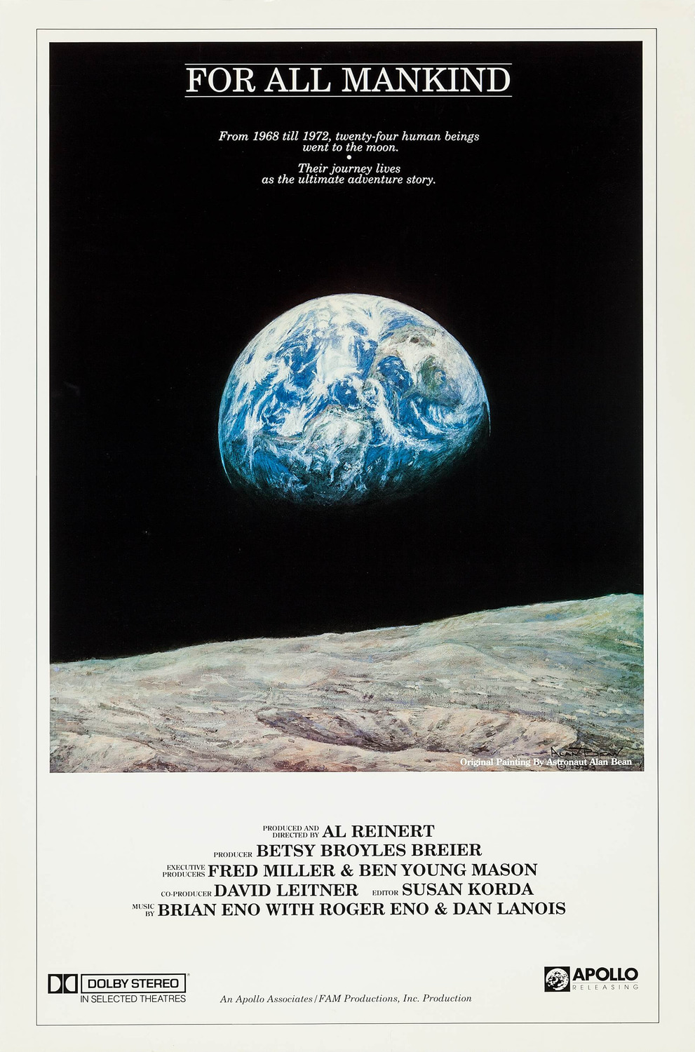Extra Large Movie Poster Image for For All Mankind 