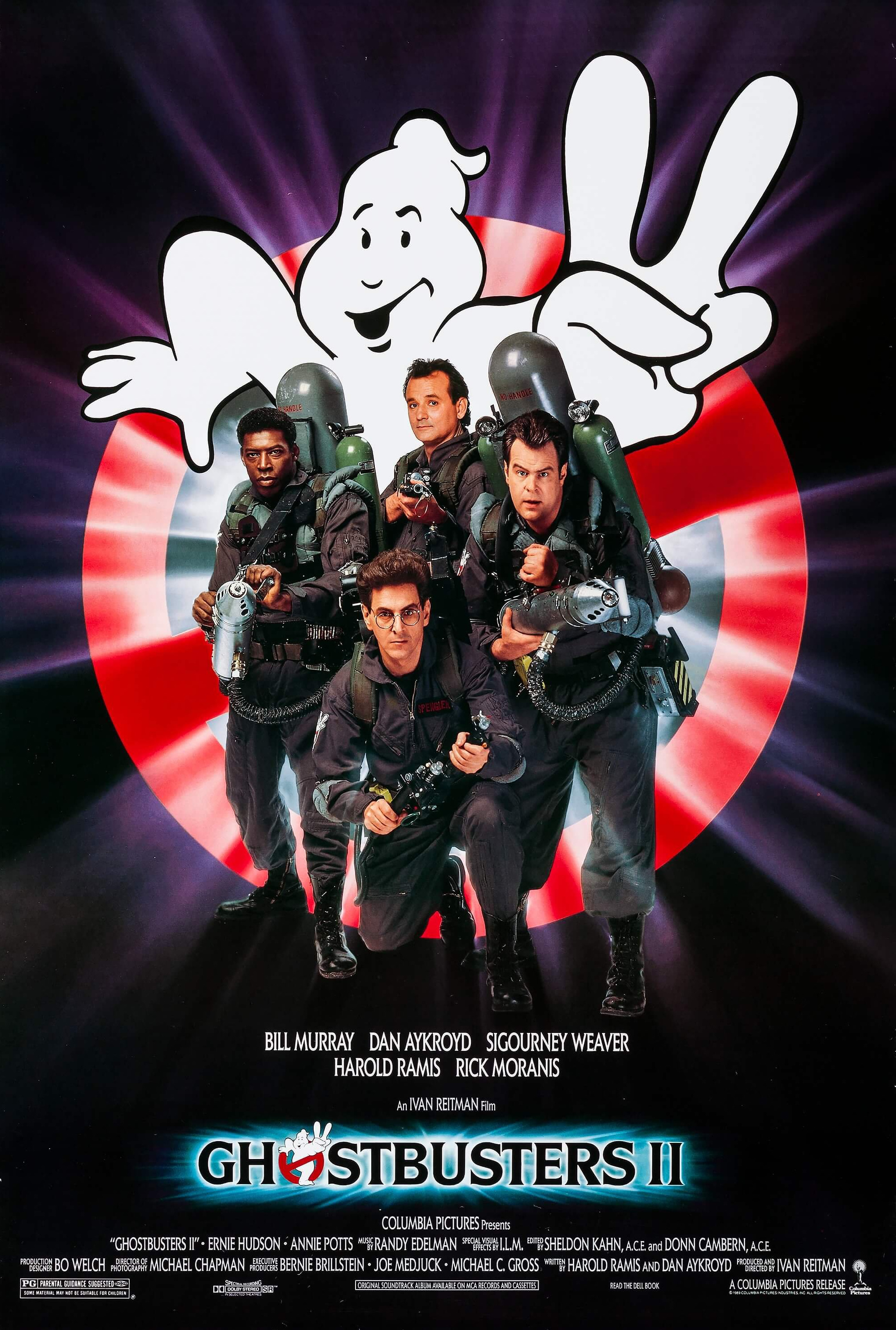 Mega Sized Movie Poster Image for Ghostbusters II (#3 of 4)