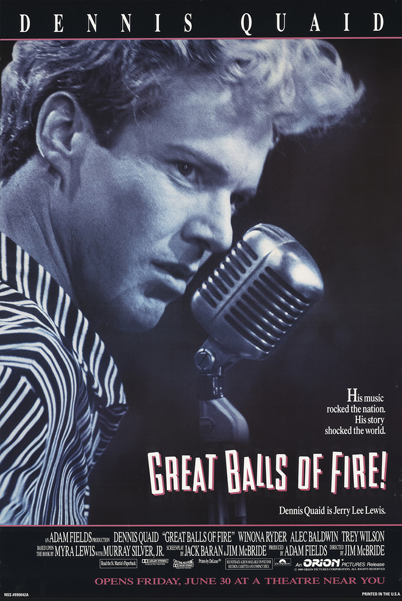 Extra Large Movie Poster Image for Great Balls of Fire! (#2 of 3)