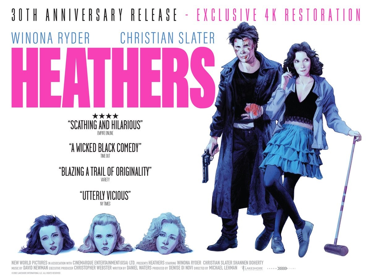 Extra Large Movie Poster Image for Heathers (#3 of 3)