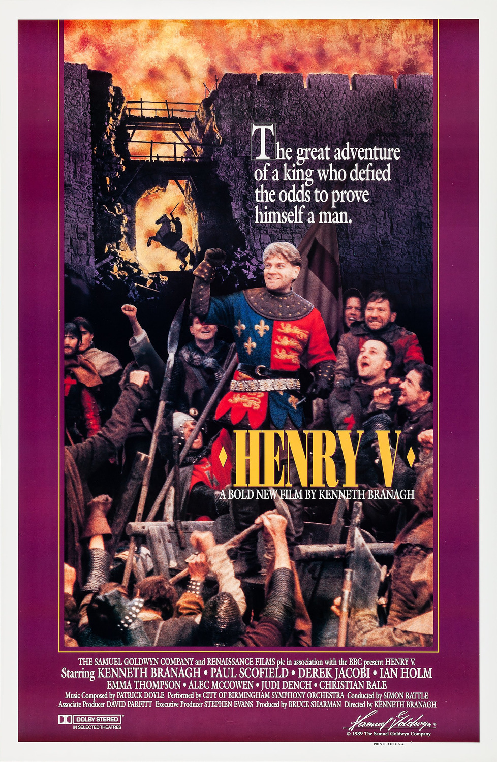 Extra Large Movie Poster Image for Henry V (#1 of 2)