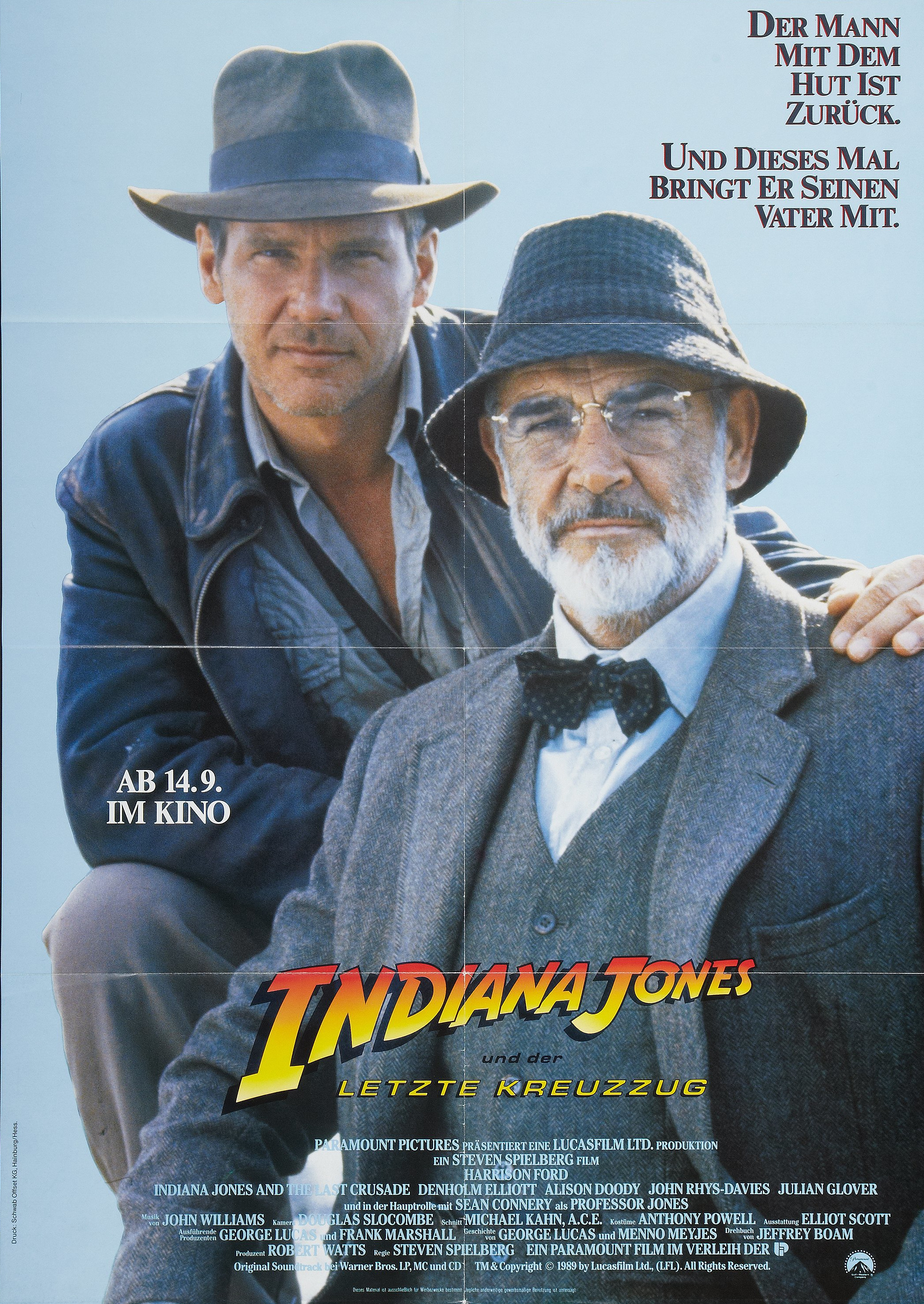 Mega Sized Movie Poster Image for Indiana Jones and the Last Crusade (#4 of 4)