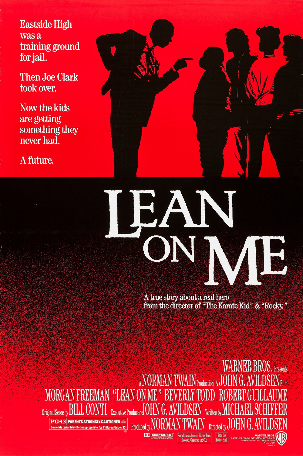 Extra Large Movie Poster Image for Lean on Me 