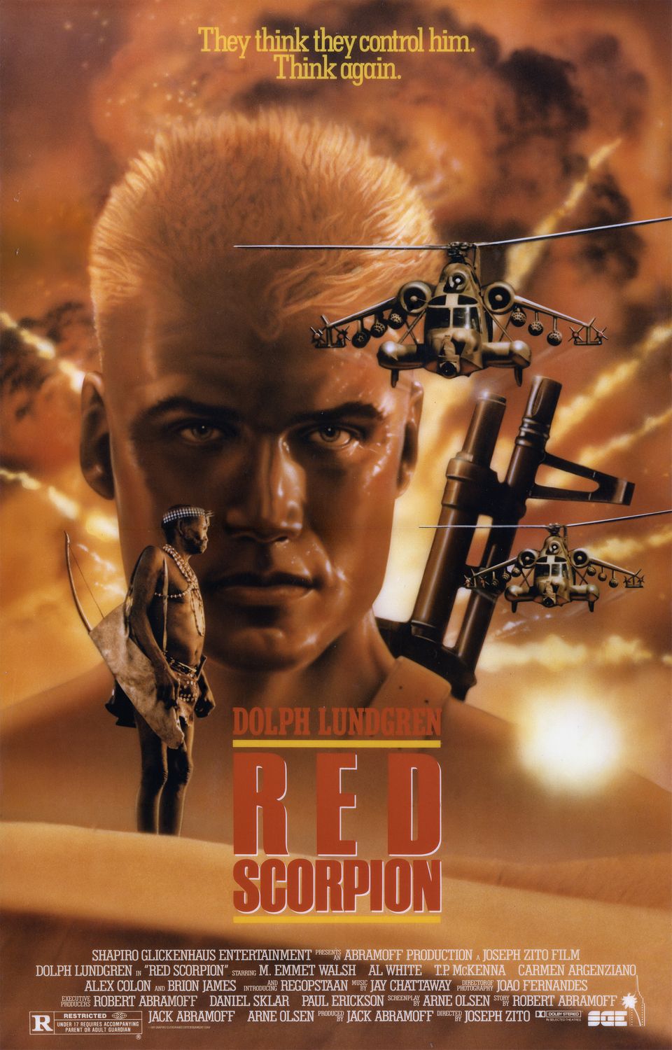 Extra Large Movie Poster Image for Red Scorpion 