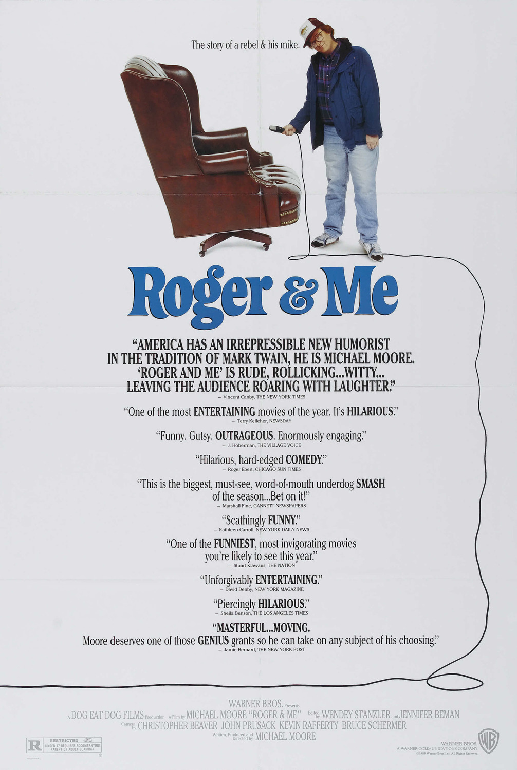 Extra Large Movie Poster Image for Roger & Me (#1 of 2)