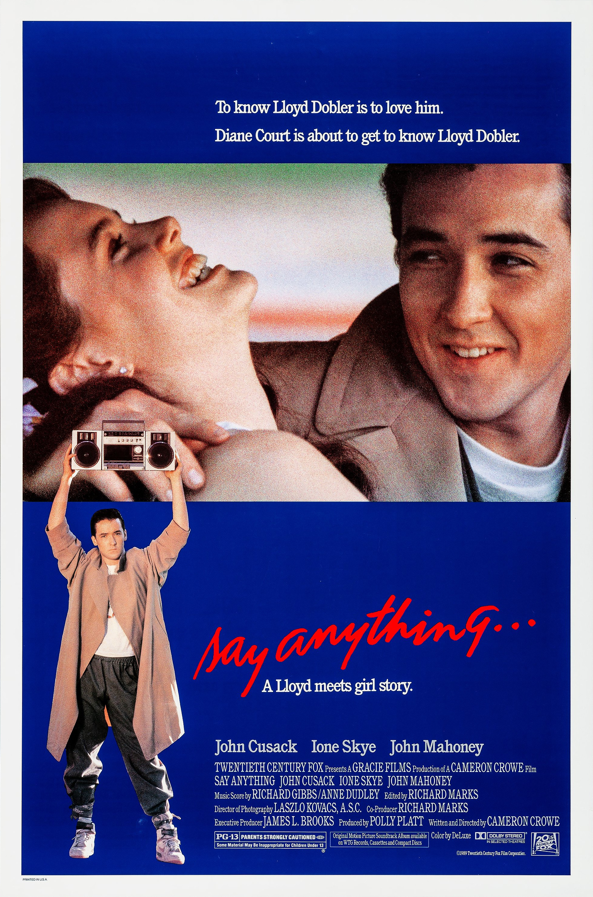 Mega Sized Movie Poster Image for say anything? 