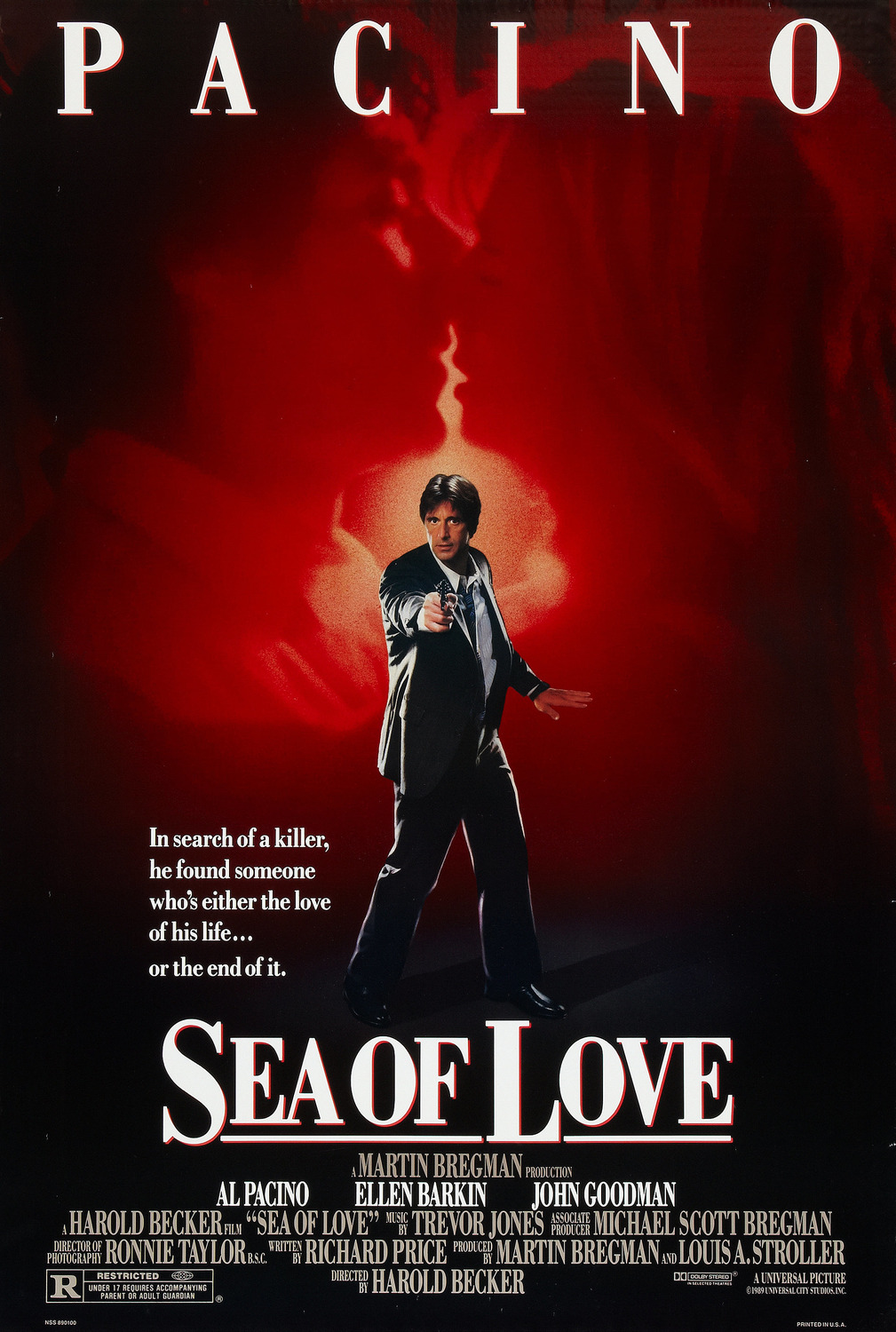 Extra Large Movie Poster Image for Sea of Love (#1 of 2)