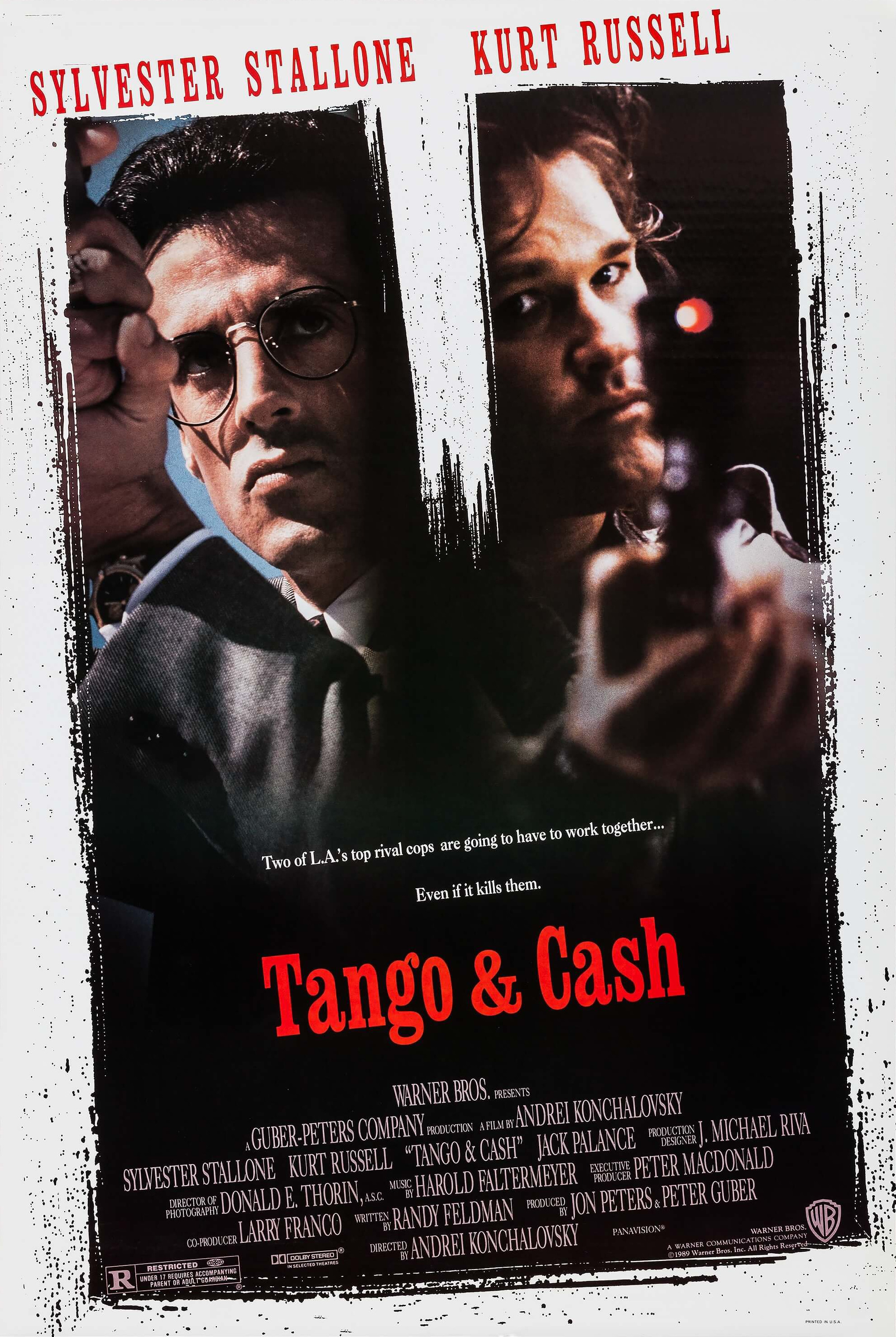 Mega Sized Movie Poster Image for Tango & Cash 