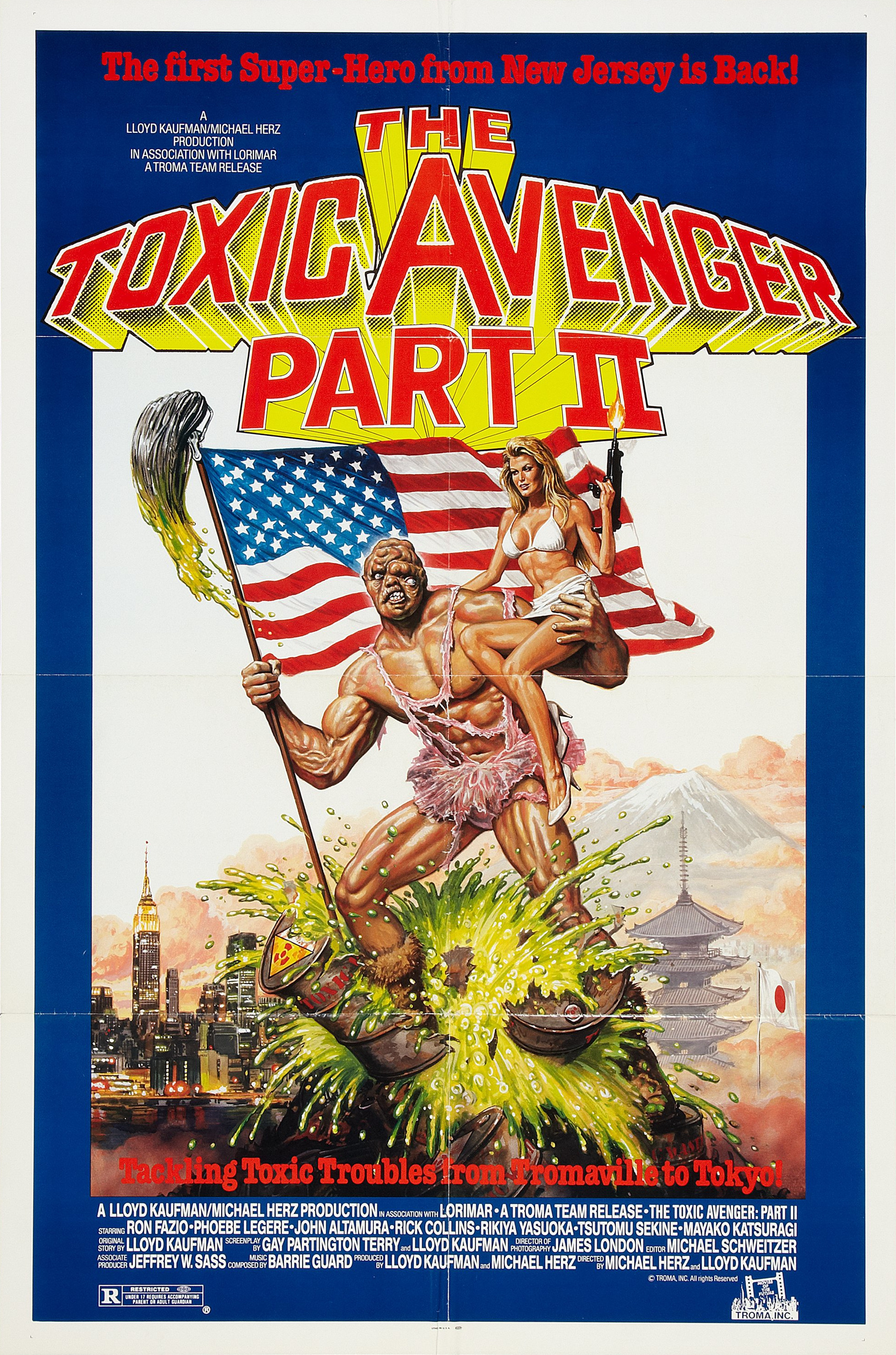 Mega Sized Movie Poster Image for The Toxic Avenger Part II 