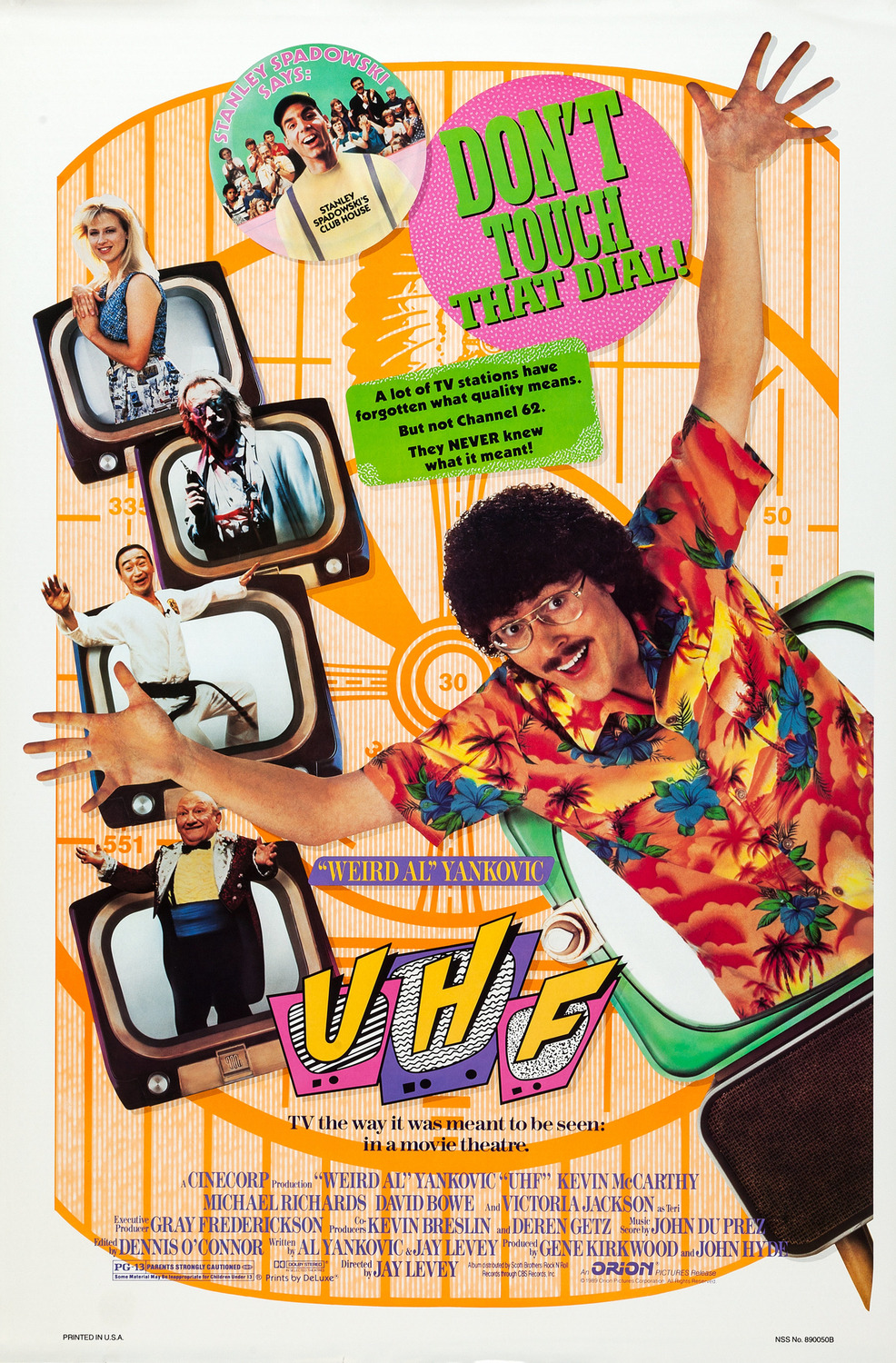 Extra Large Movie Poster Image for UHF (#3 of 3)