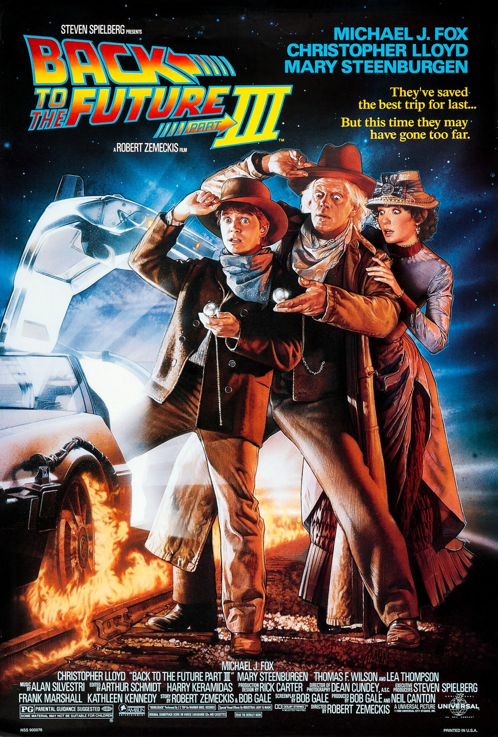 Extra Large Movie Poster Image for Back to the Future Part III 