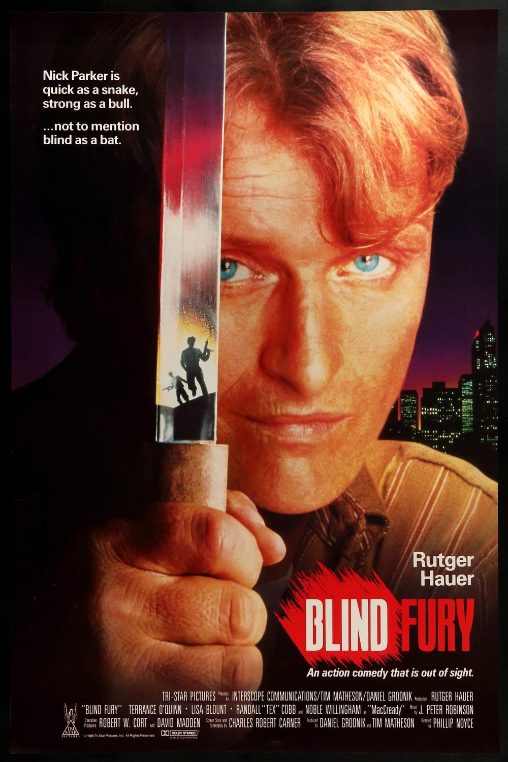 Extra Large Movie Poster Image for Blind Fury (#2 of 2)