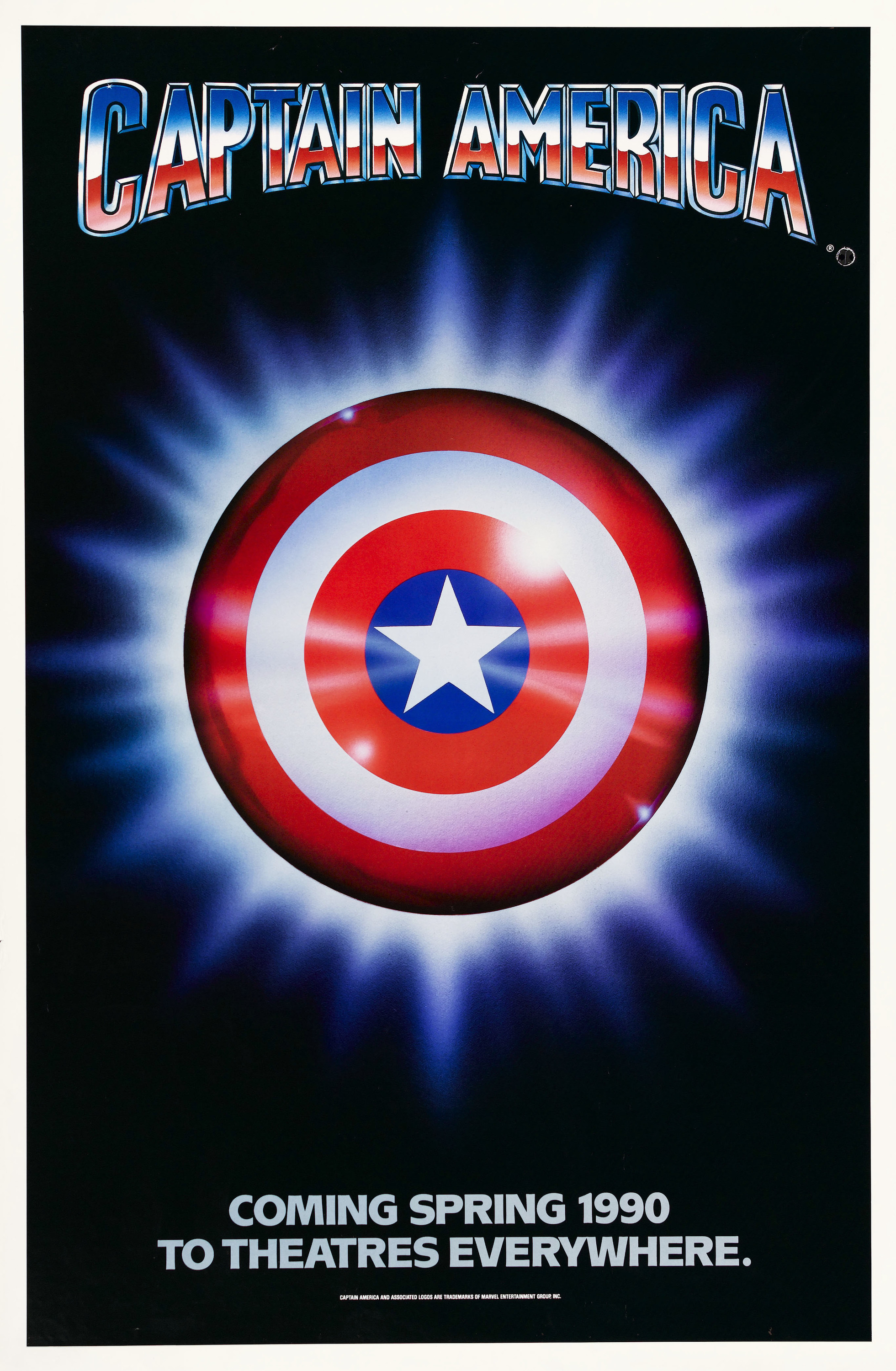 Mega Sized Movie Poster Image for Captain America 