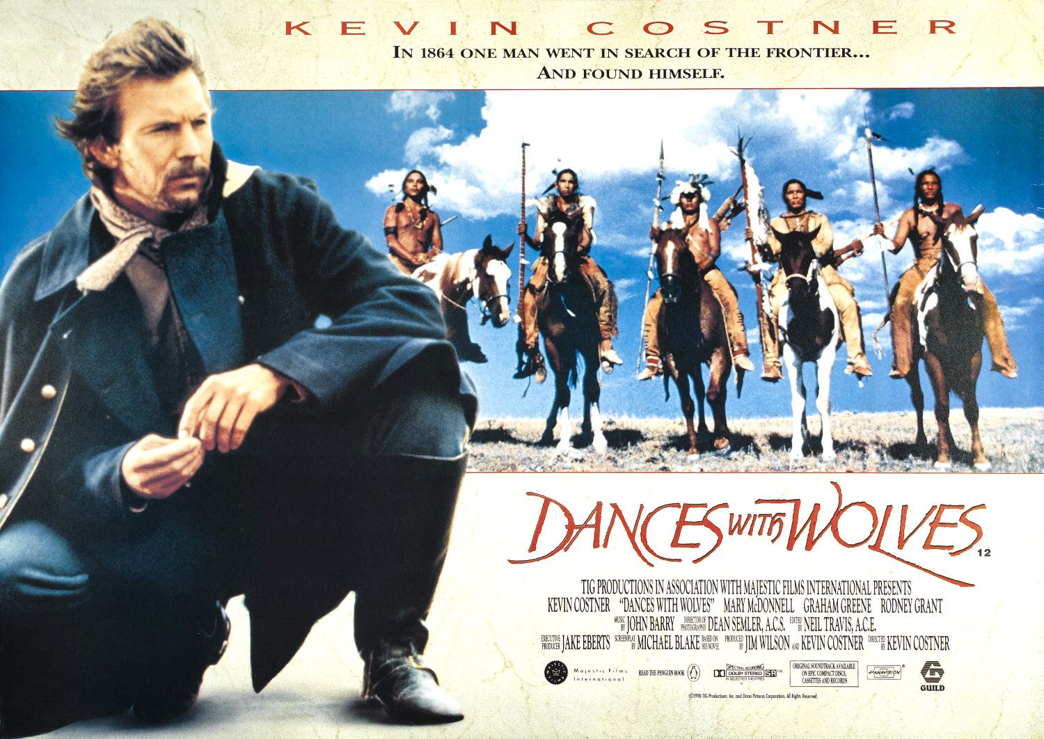 Extra Large Movie Poster Image for Dances With Wolves (#4 of 10)