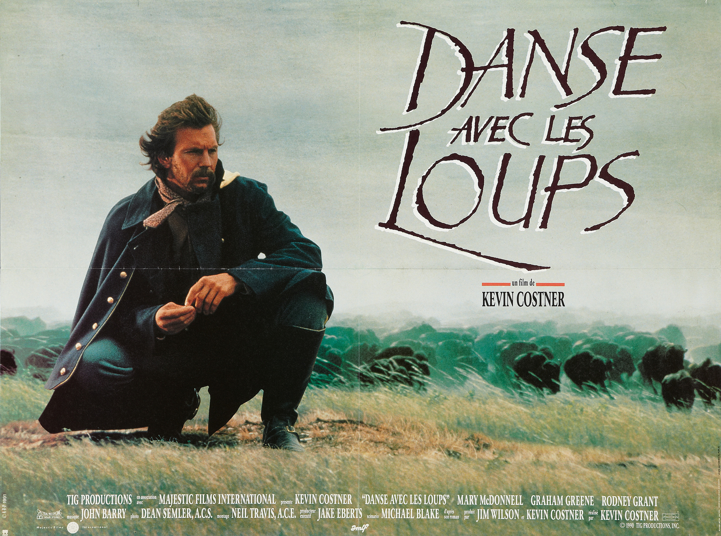 Mega Sized Movie Poster Image for Dances With Wolves (#5 of 10)