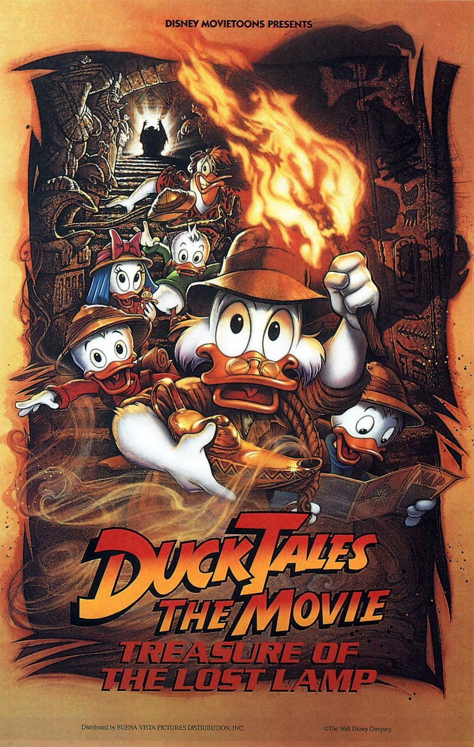 Extra Large Movie Poster Image for DuckTales: The Movie - Treasure of the Lost Lamp 