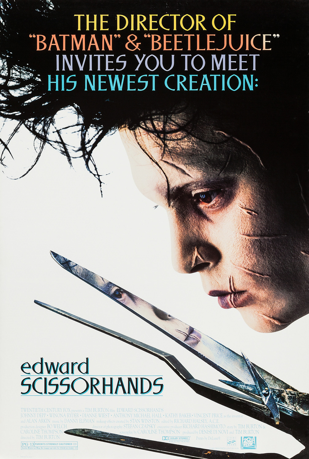 Extra Large Movie Poster Image for Edward Scissorhands (#1 of 6)