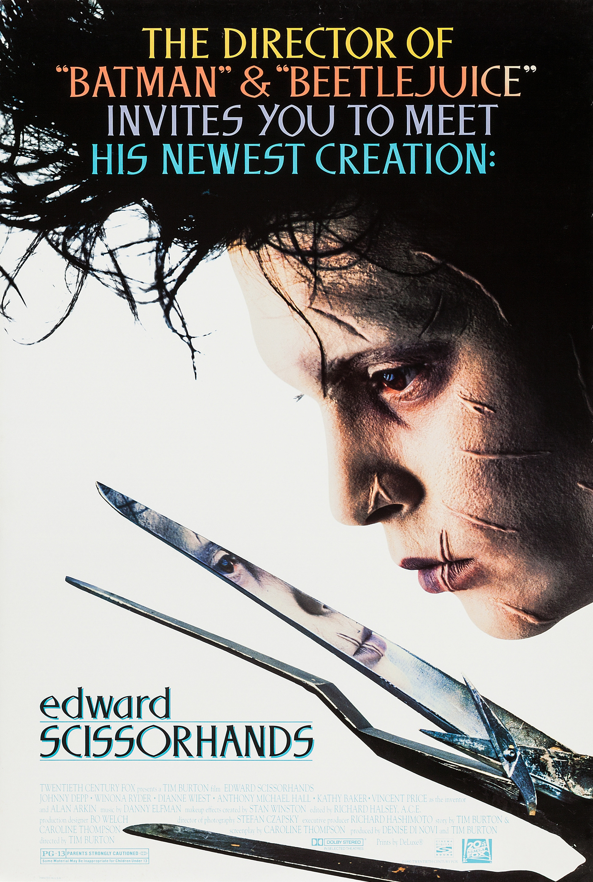 Mega Sized Movie Poster Image for Edward Scissorhands (#1 of 6)