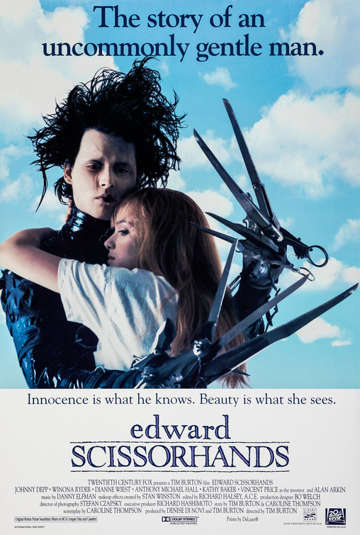 Edward Scissorhands Movie Poster #3 - Internet Movie Poster Awards