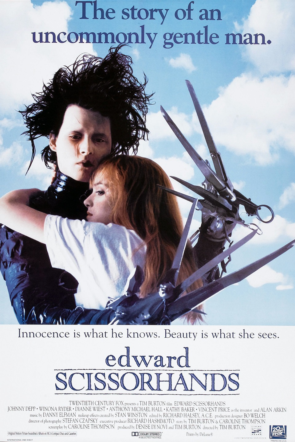 Extra Large Movie Poster Image for Edward Scissorhands (#3 of 6)