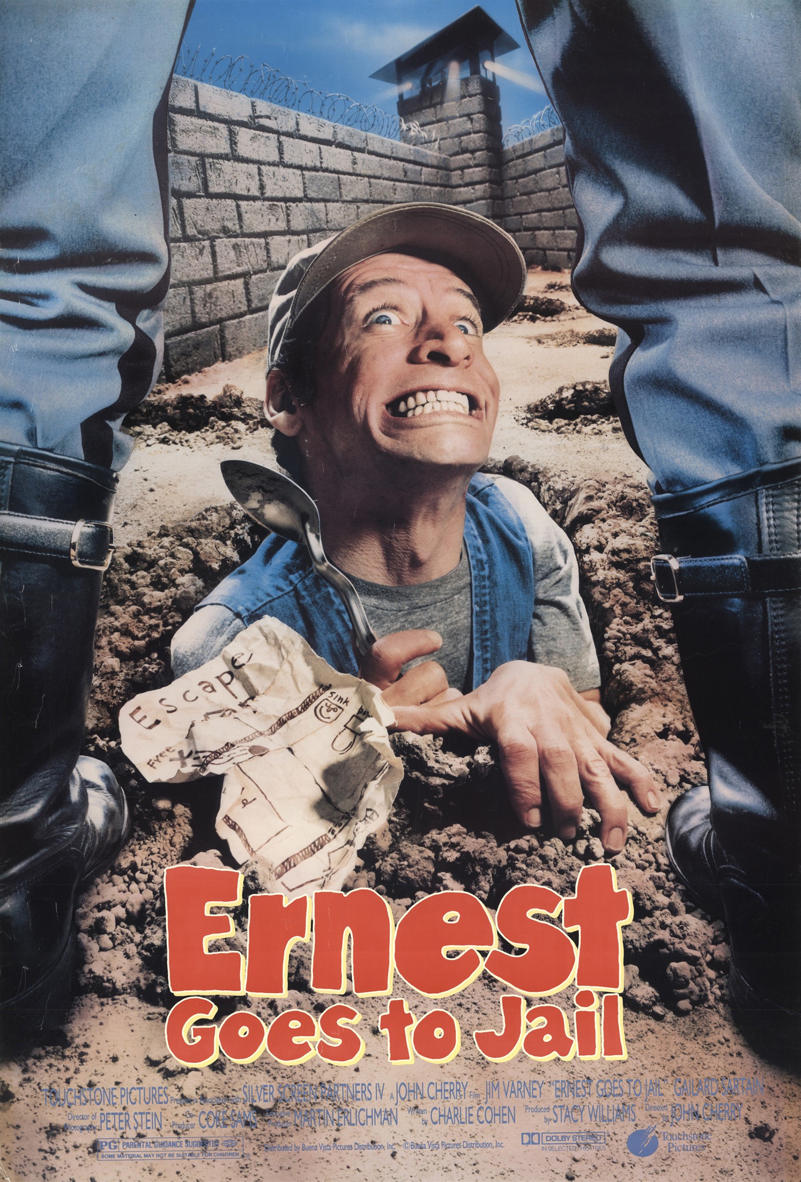 Mega Sized Movie Poster Image for Ernest Goes to Jail 