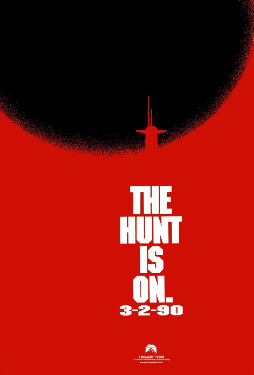Extra Large Movie Poster Image for The Hunt For Red October (#1 of 2)