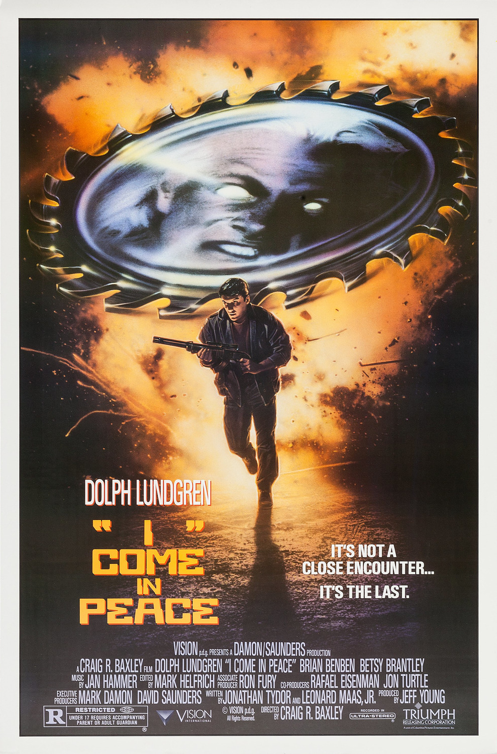 Extra Large Movie Poster Image for I Come in Peace 