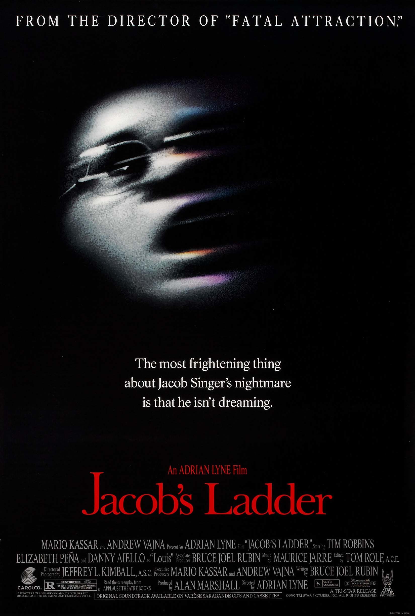 Mega Sized Movie Poster Image for Jacob's Ladder (#1 of 2)