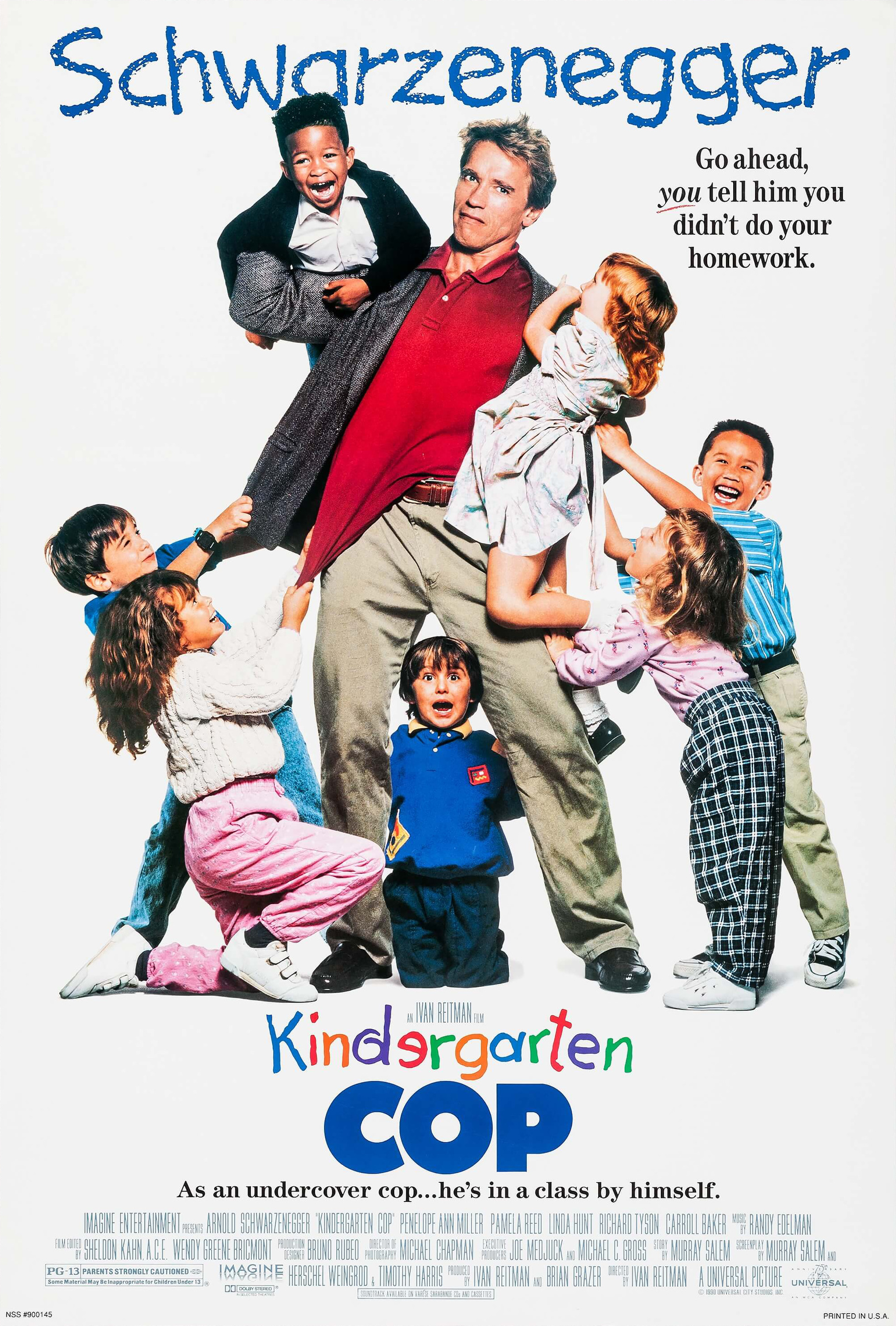 Mega Sized Movie Poster Image for Kindergarten Cop 