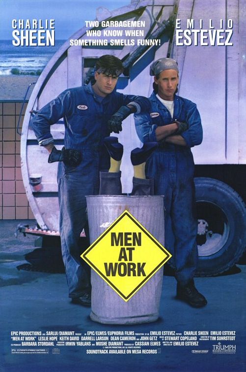 Men at Work Movie Poster (#2 of 3) - IMP Awards