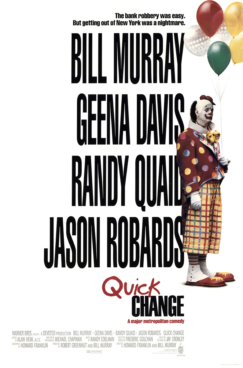 Extra Large Movie Poster Image for Quick Change 