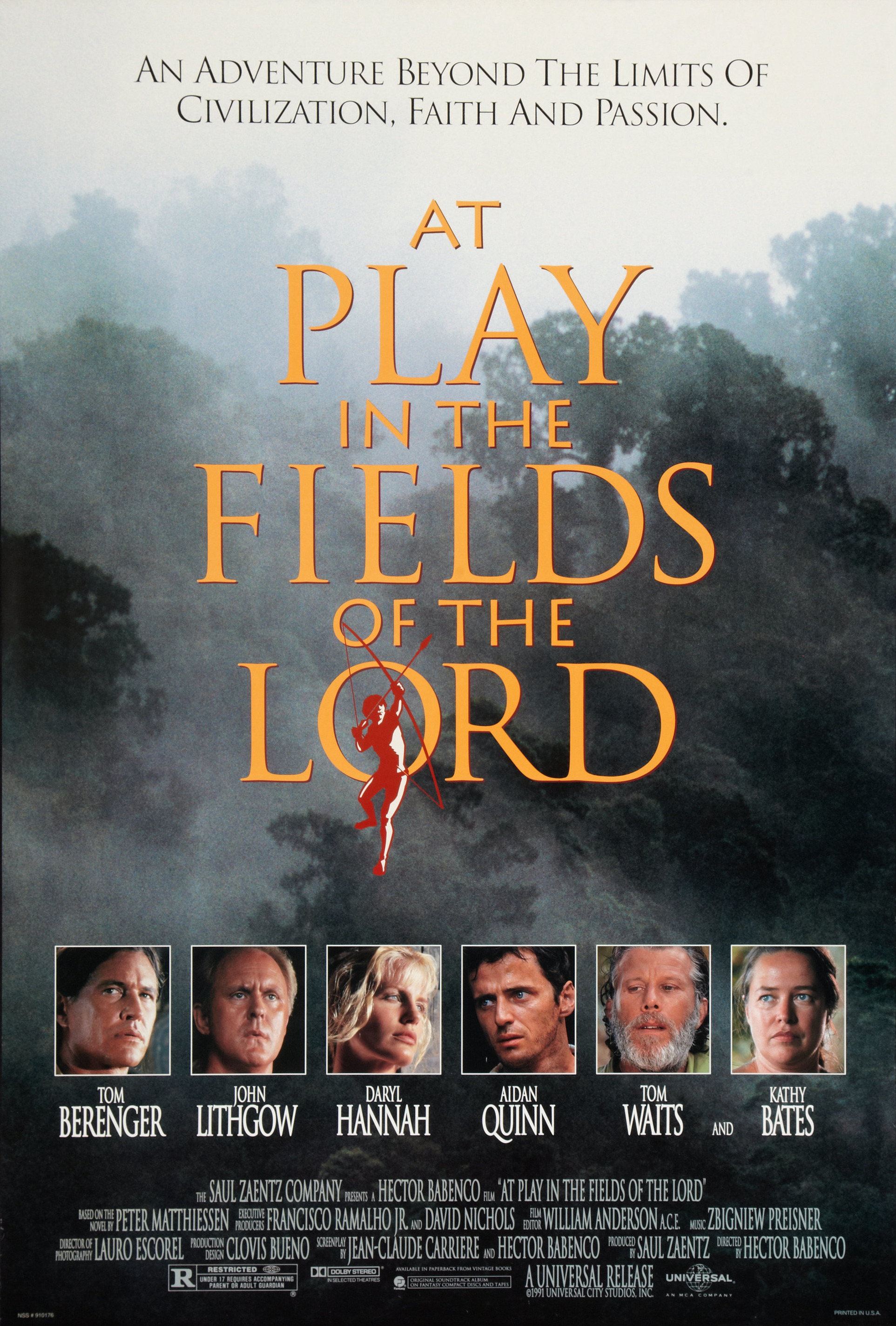 Mega Sized Movie Poster Image for At Play in the Fields of the Lord 
