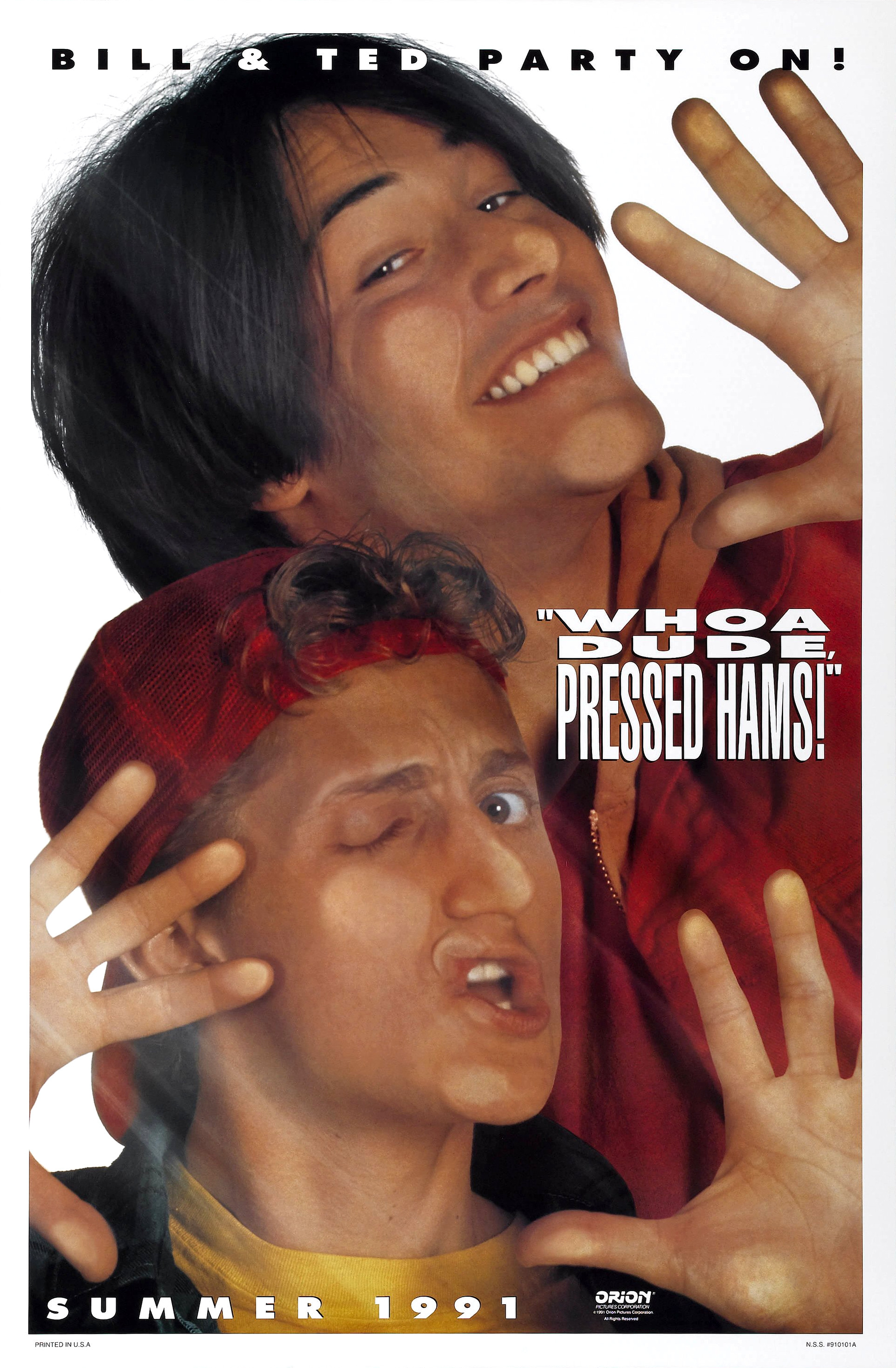 Mega Sized Movie Poster Image for Bill & Ted's Bogus Journey (#1 of 2)