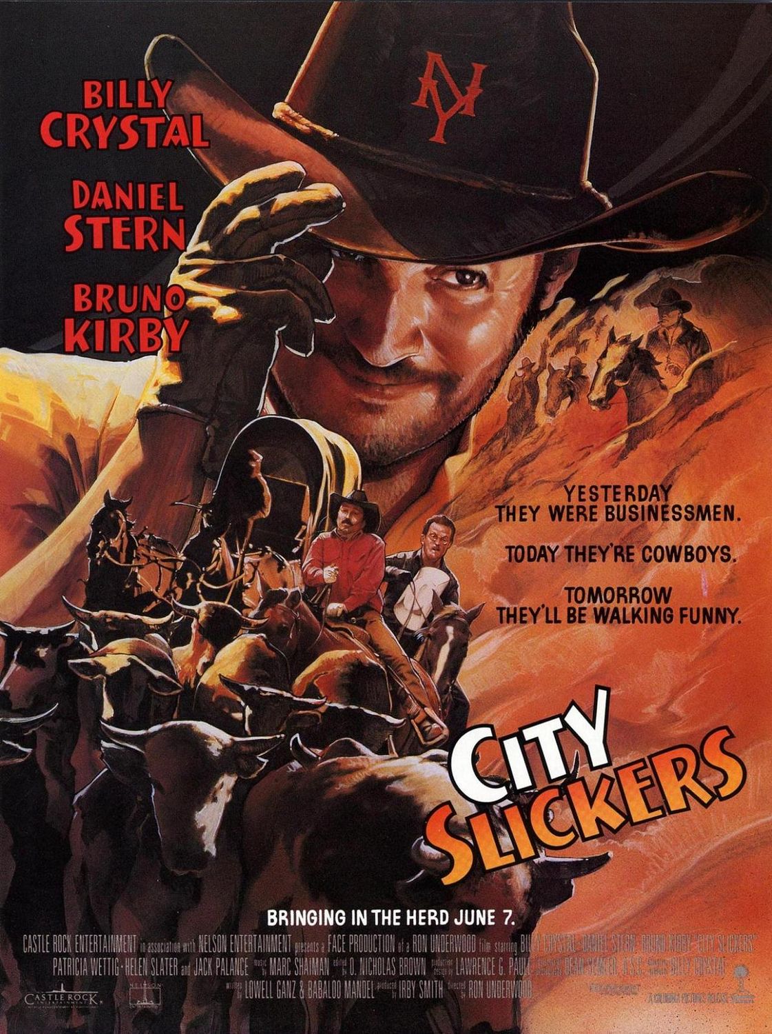 City Slickers Classic Large Movie Poster Print