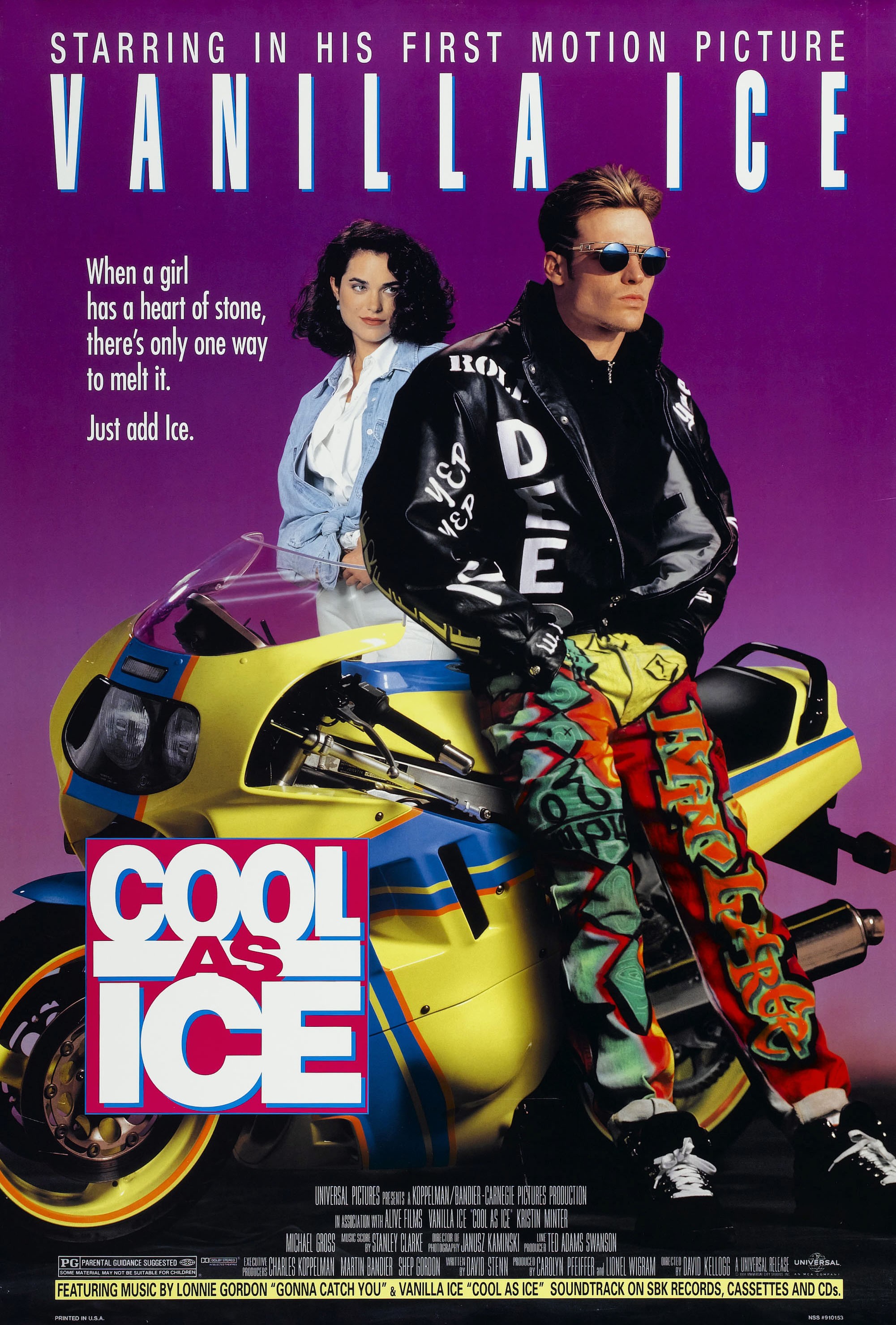 Mega Sized Movie Poster Image for Cool As Ice 