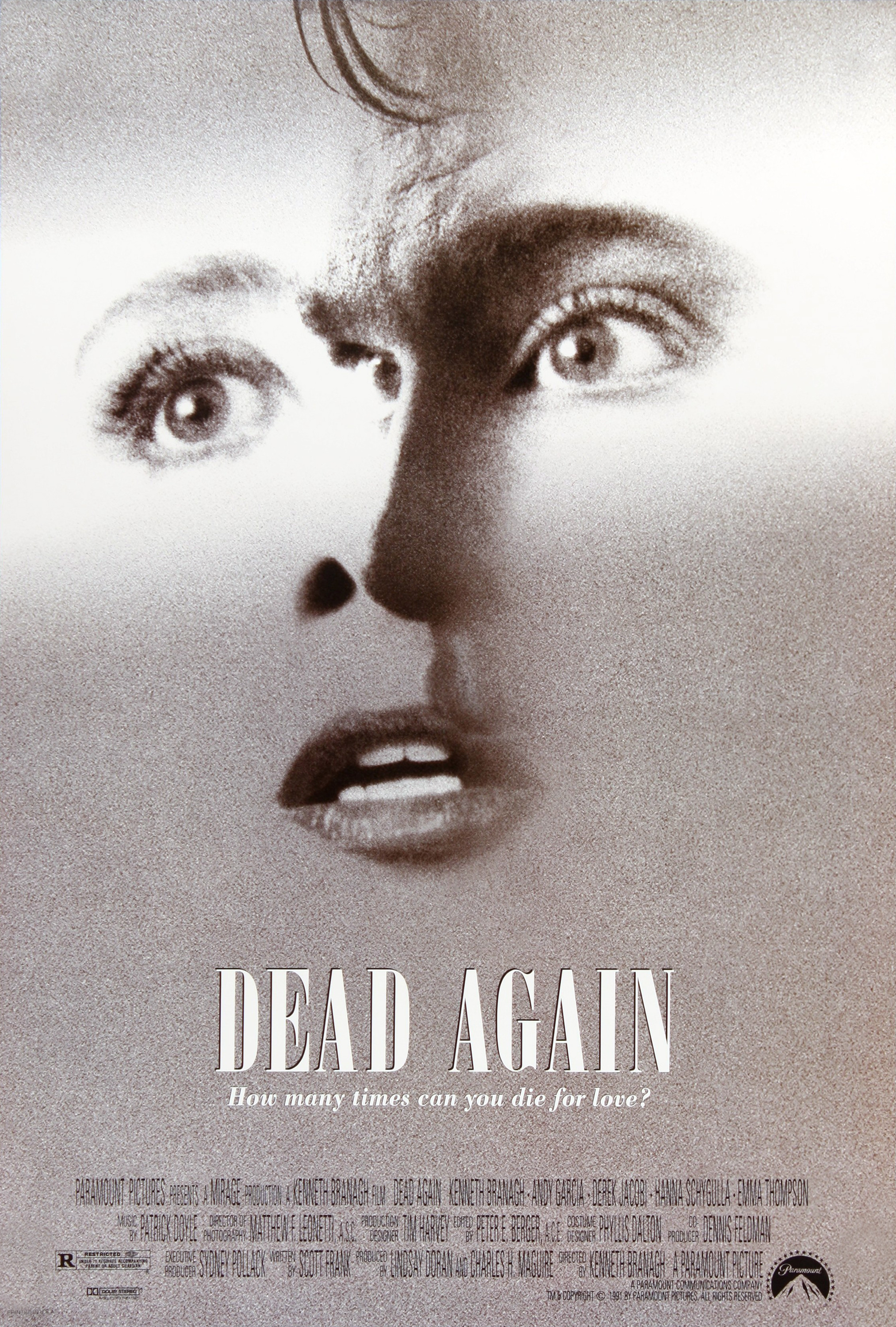 Mega Sized Movie Poster Image for Dead Again (#1 of 2)