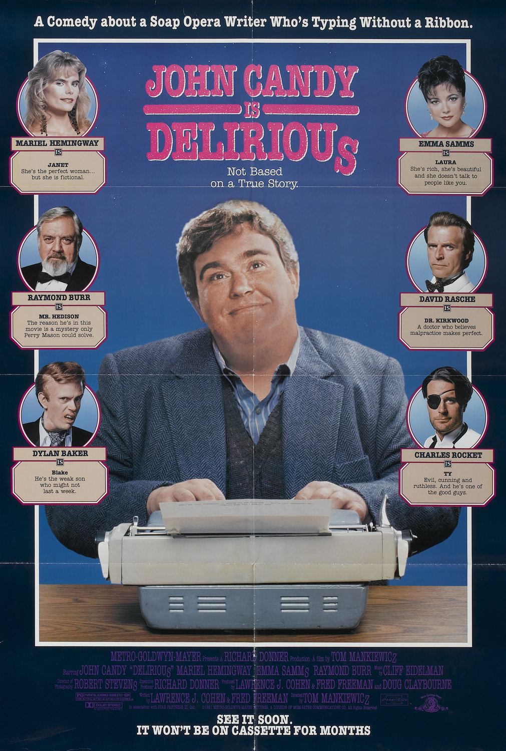 Extra Large Movie Poster Image for Delirious 