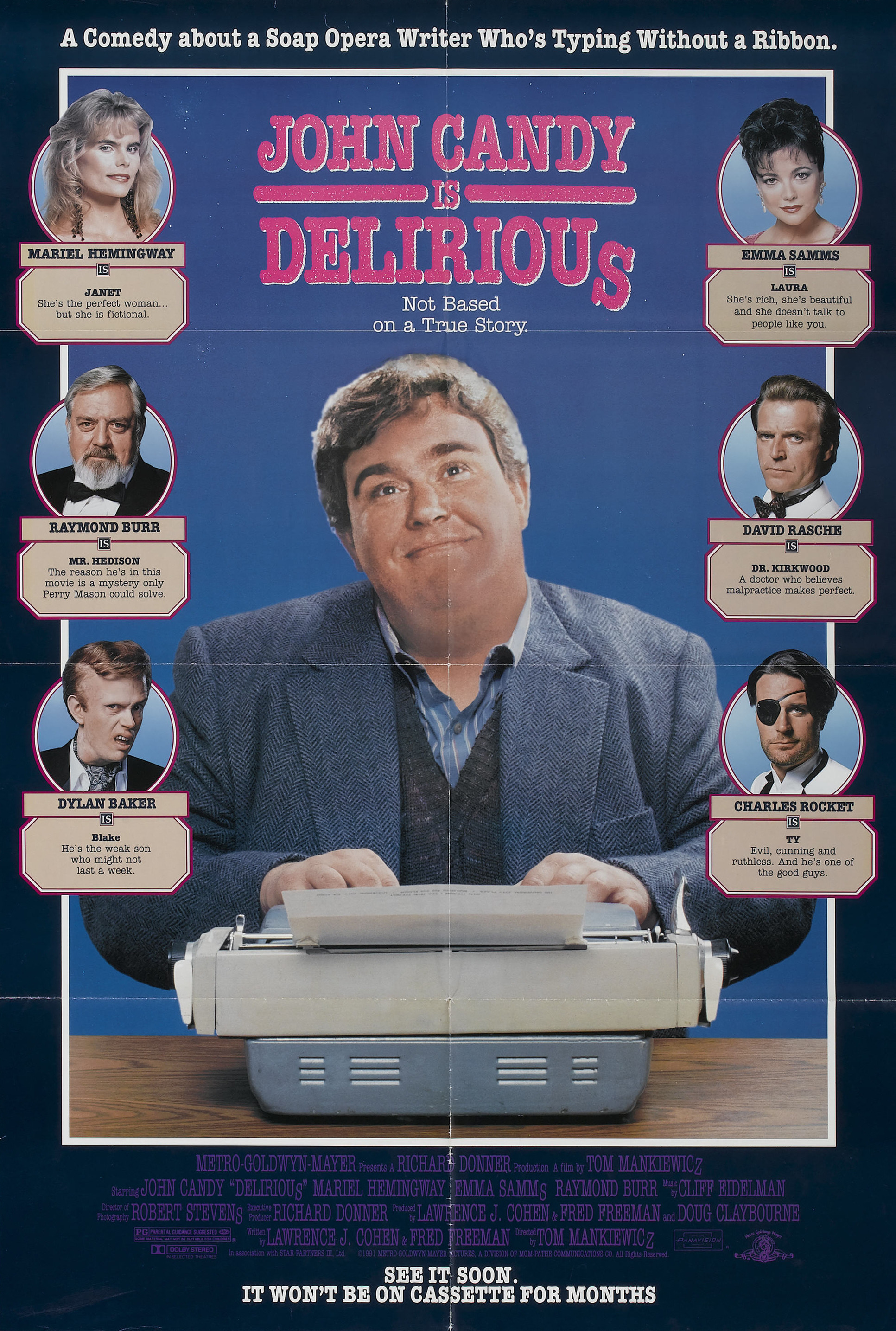Mega Sized Movie Poster Image for Delirious 