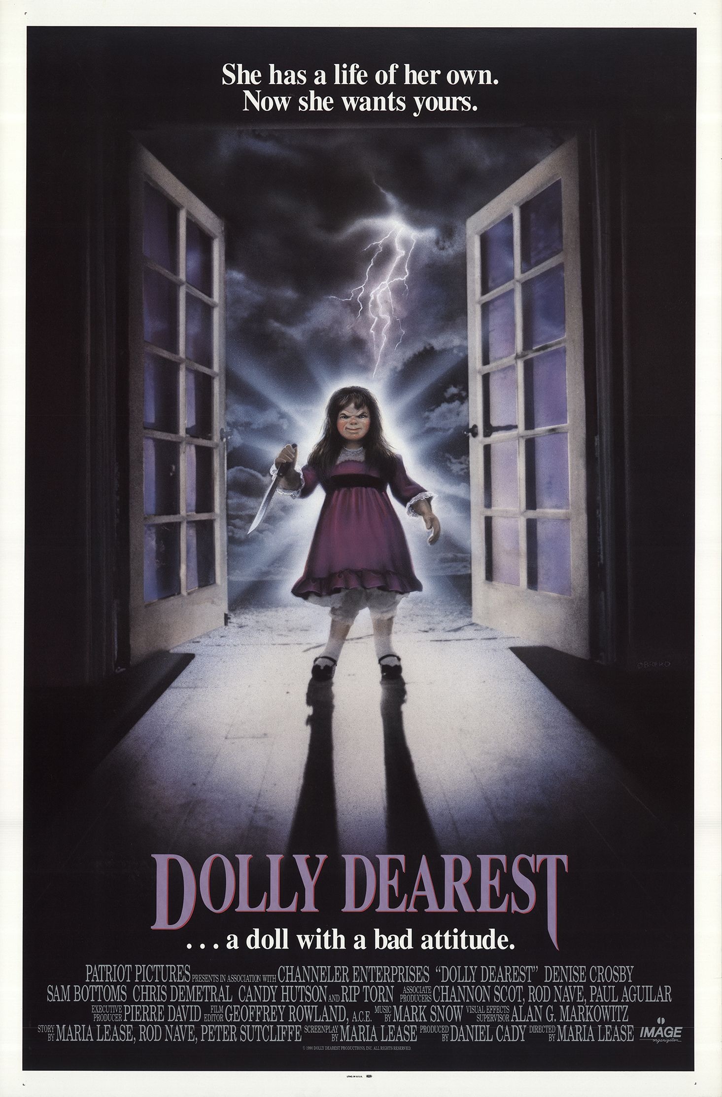 Mega Sized Movie Poster Image for Dolly Dearest (#2 of 2)