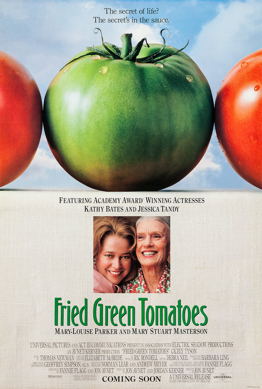 Extra Large Movie Poster Image for Fried Green Tomatoes (#1 of 2)