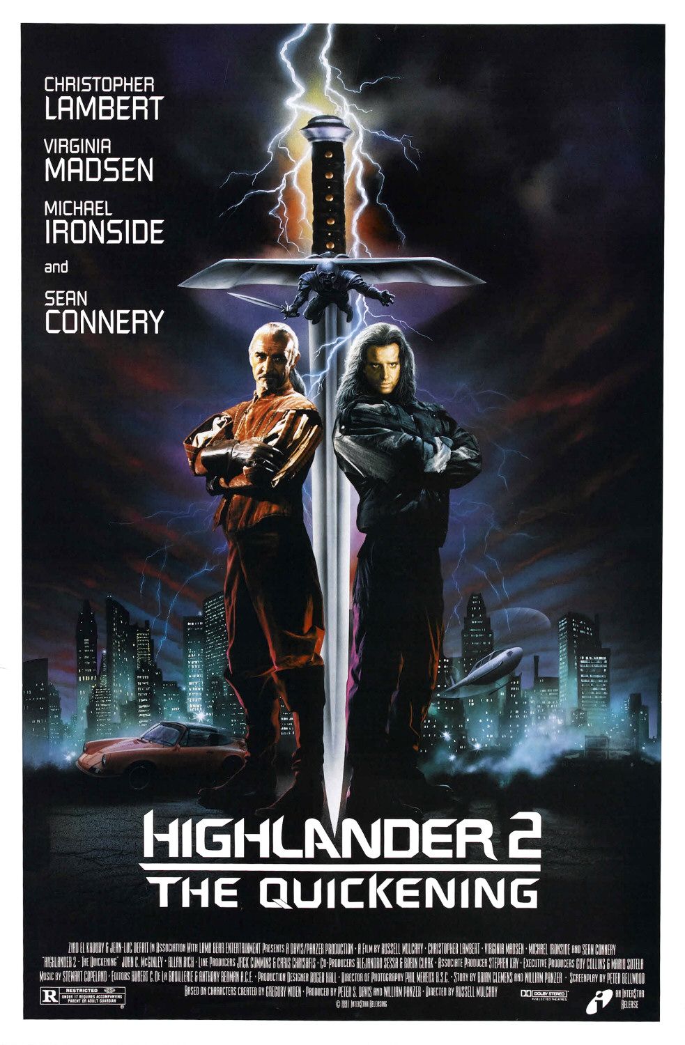 Extra Large Movie Poster Image for Highlander II: The Quickening (#1 of 4)