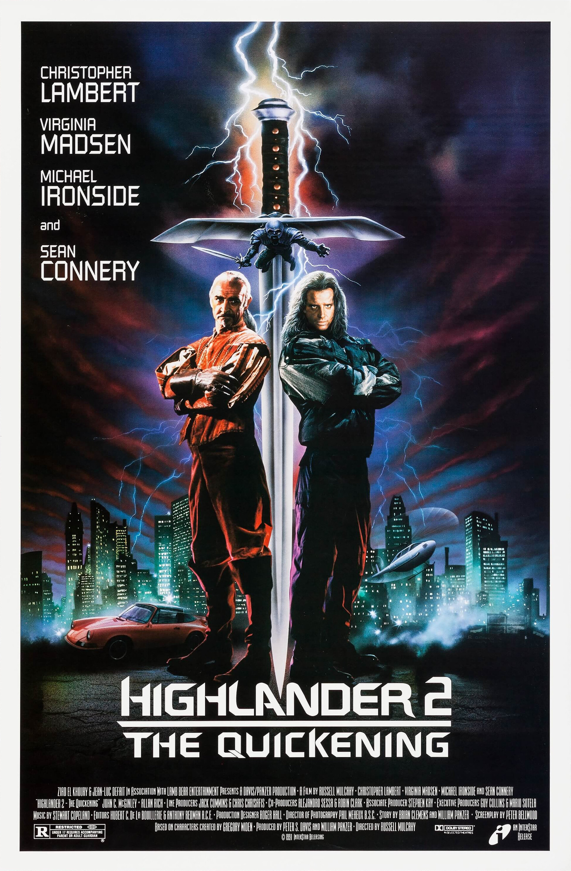 Mega Sized Movie Poster Image for Highlander II: The Quickening (#1 of 4)