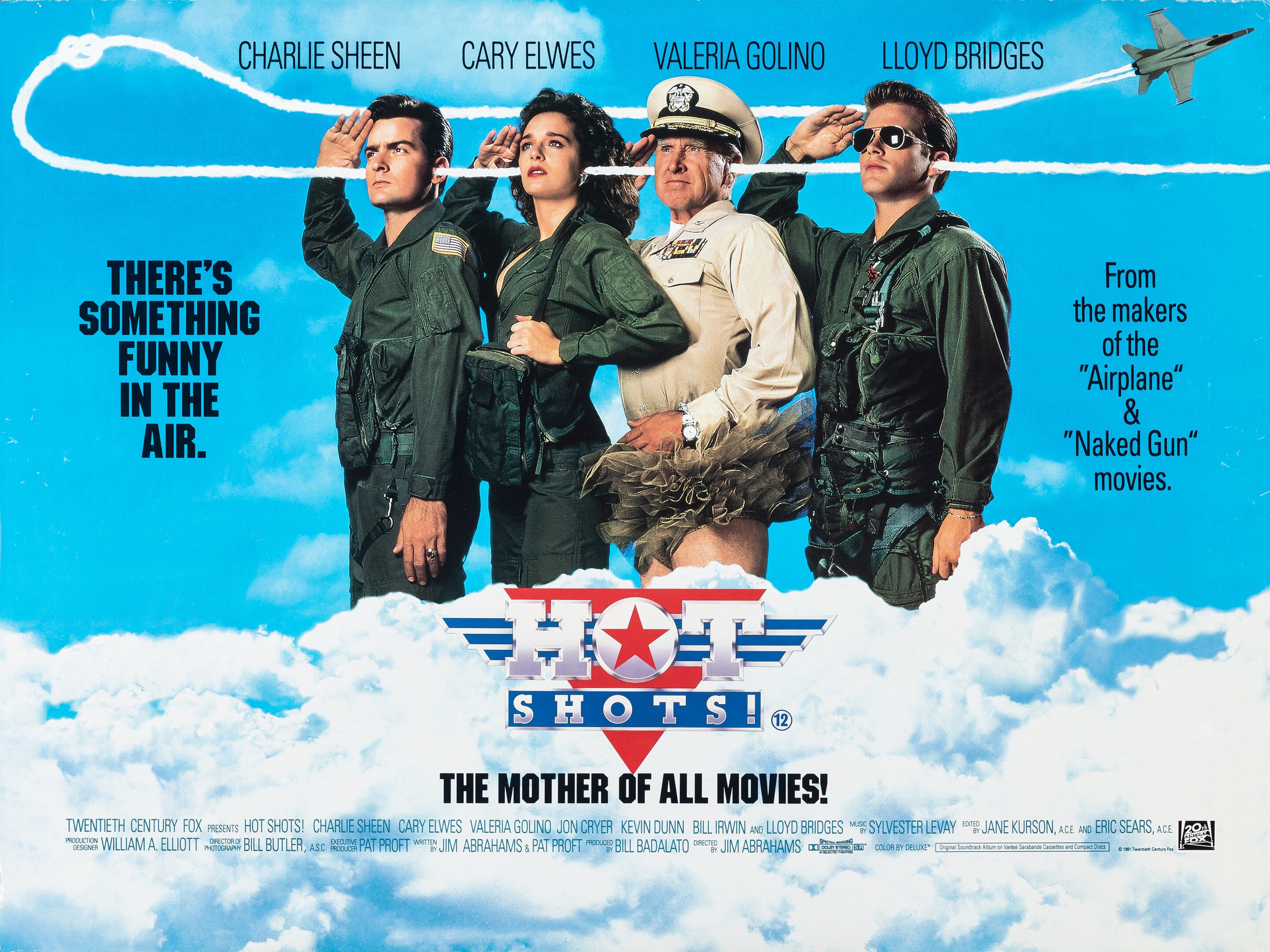 Mega Sized Movie Poster Image for Hot Shots! (#3 of 3)