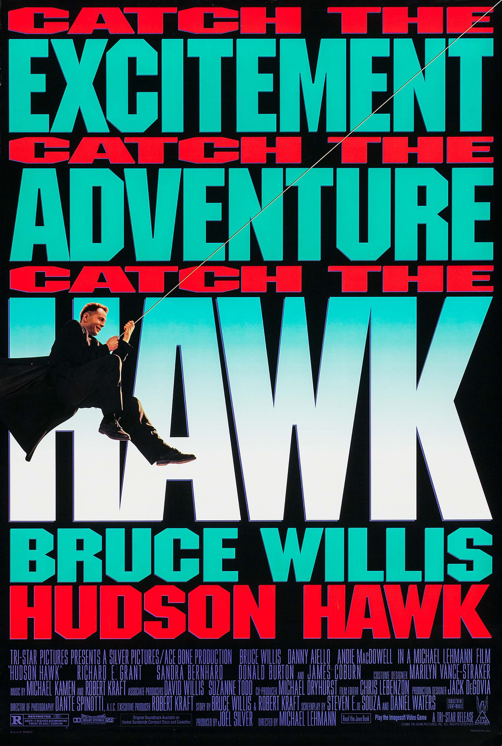 Extra Large Movie Poster Image for Hudson Hawk (#2 of 3)