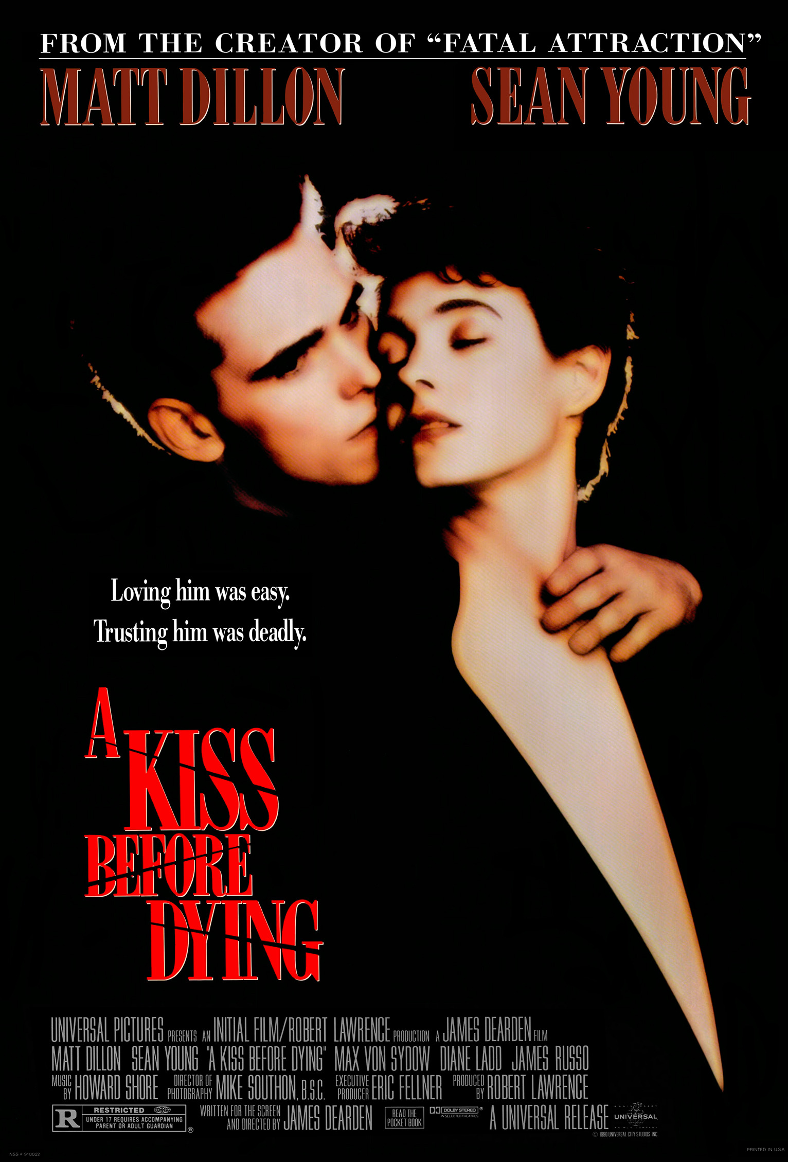 Mega Sized Movie Poster Image for A Kiss Before Dying 