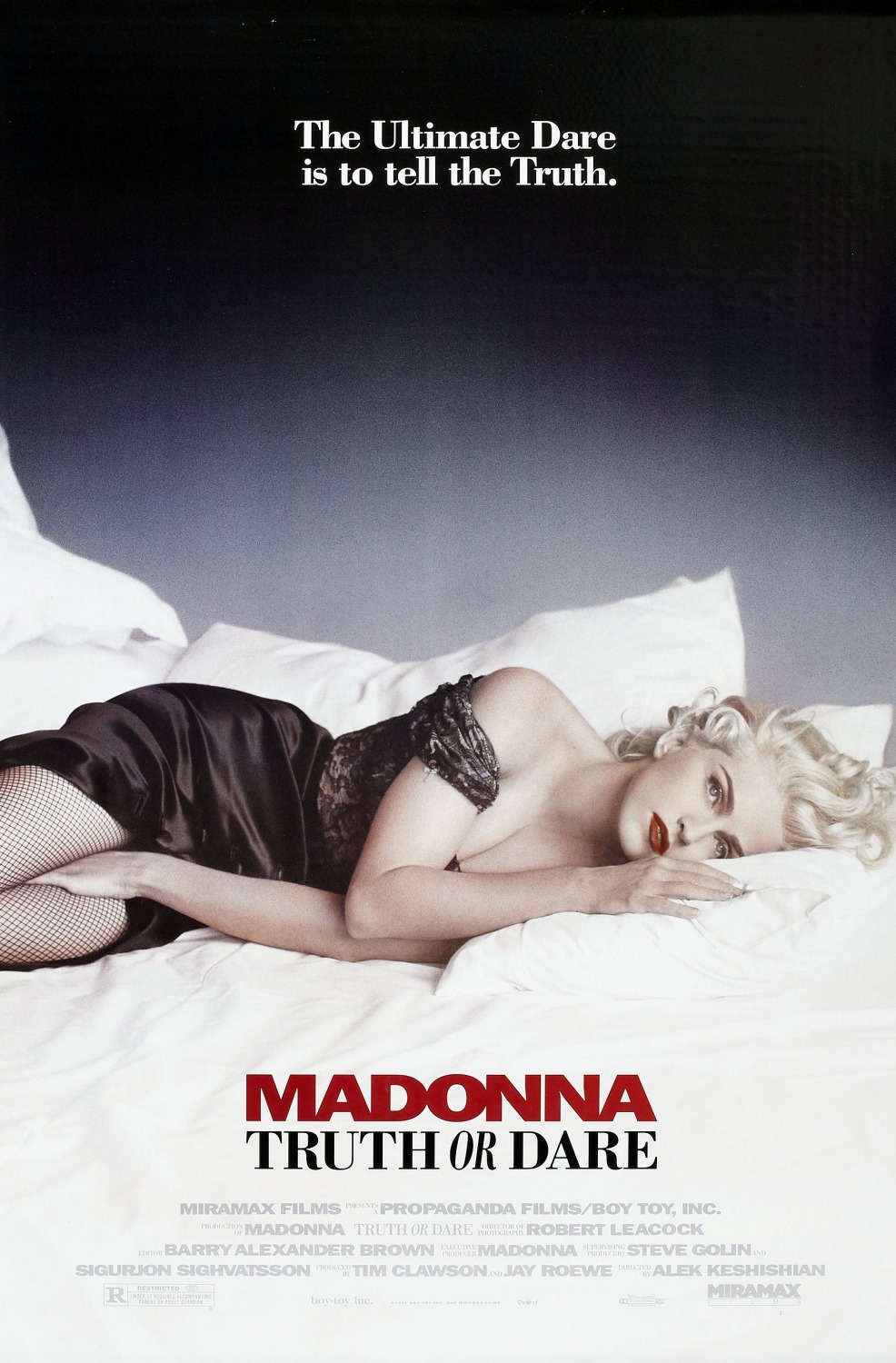 Extra Large Movie Poster Image for Madonna: Truth or Dare 