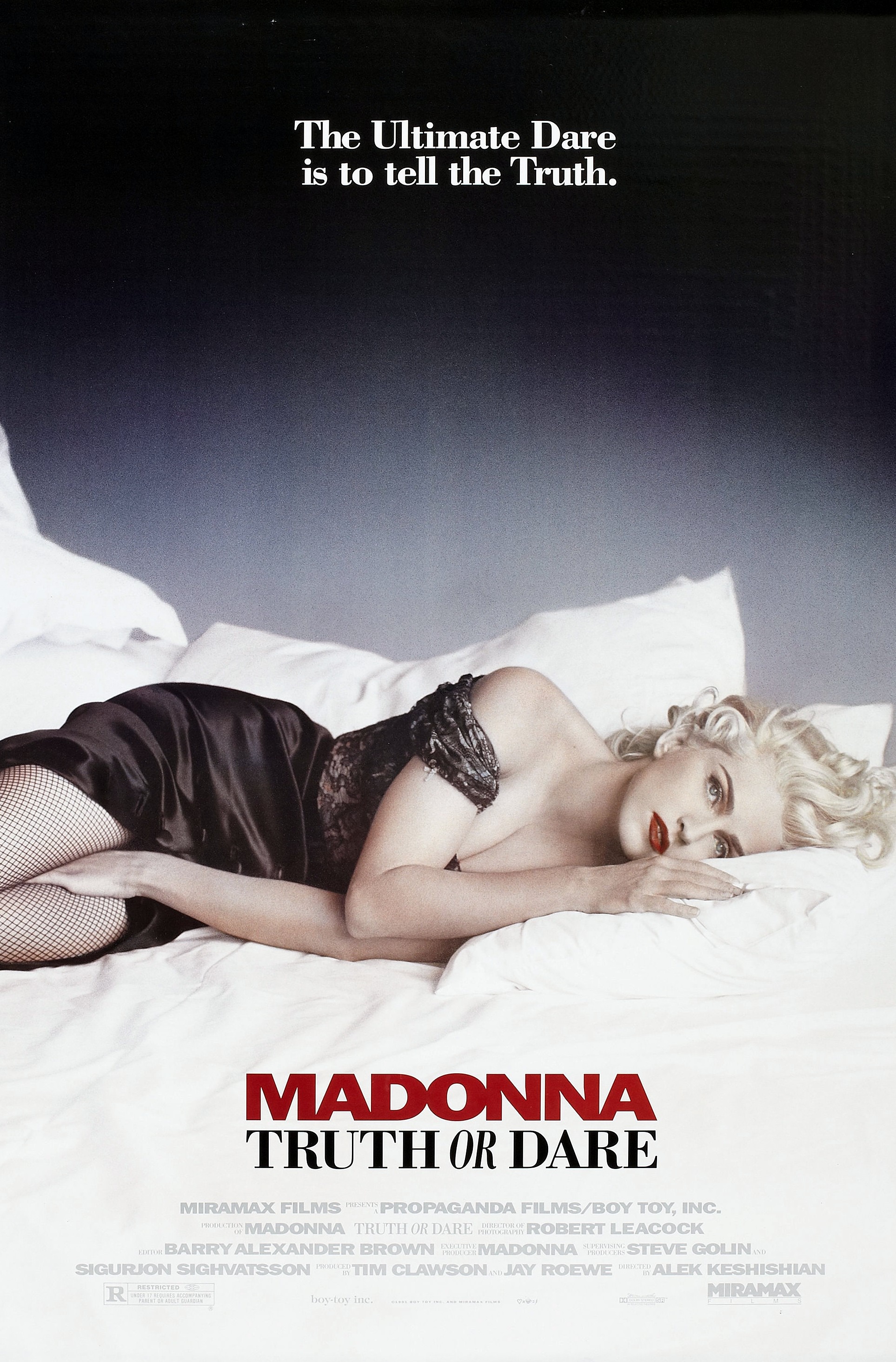 Mega Sized Movie Poster Image for Madonna: Truth or Dare 