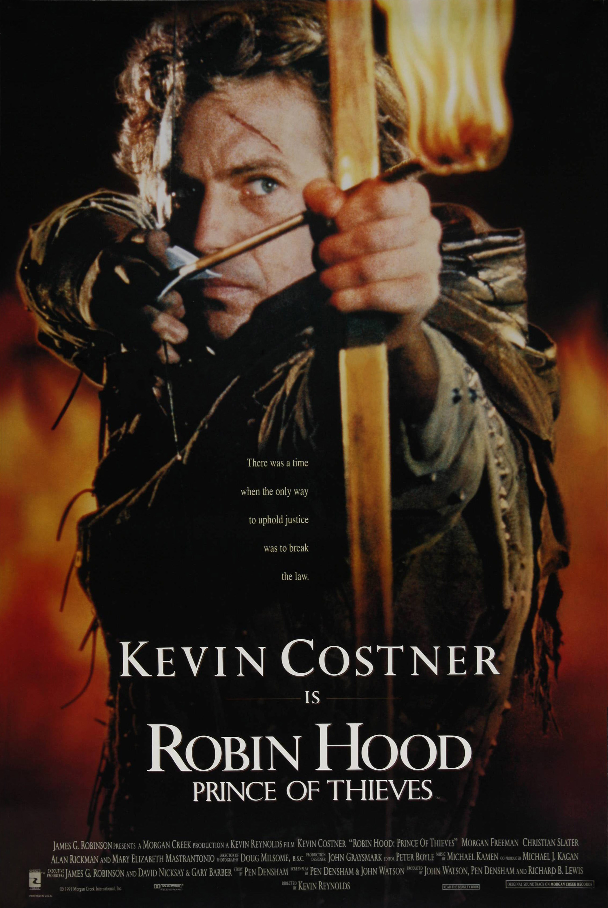 Mega Sized Movie Poster Image for Robin Hood: Prince of Thieves (#2 of 2)