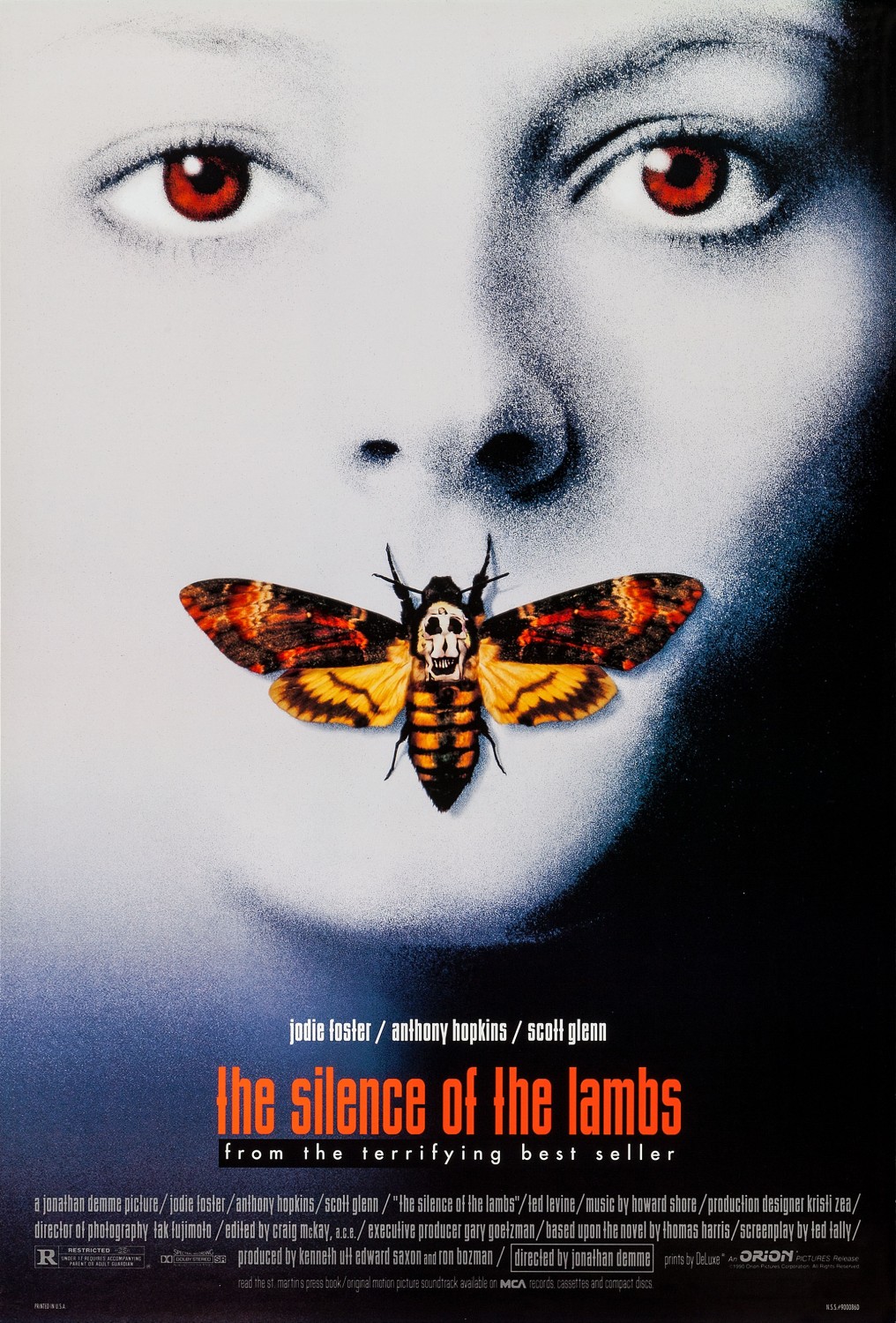 Extra Large Movie Poster Image for The Silence of the Lambs (#2 of 3)