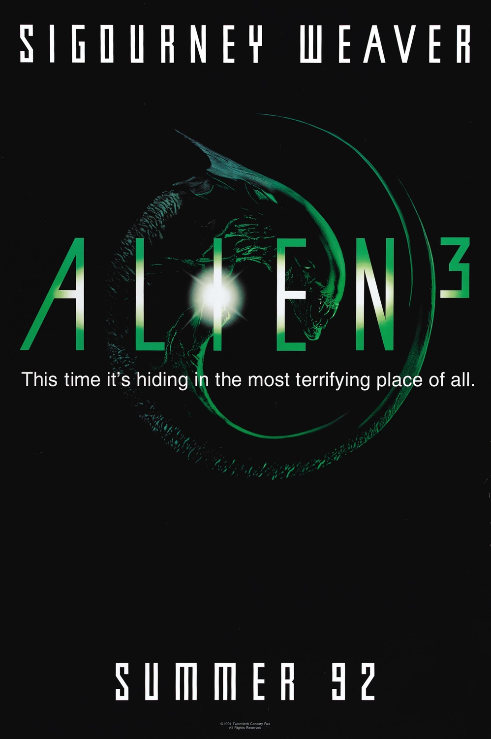 Extra Large Movie Poster Image for Alien 3 (#1 of 6)